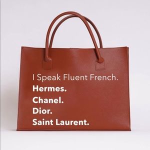 Tan Large Vegan Tote